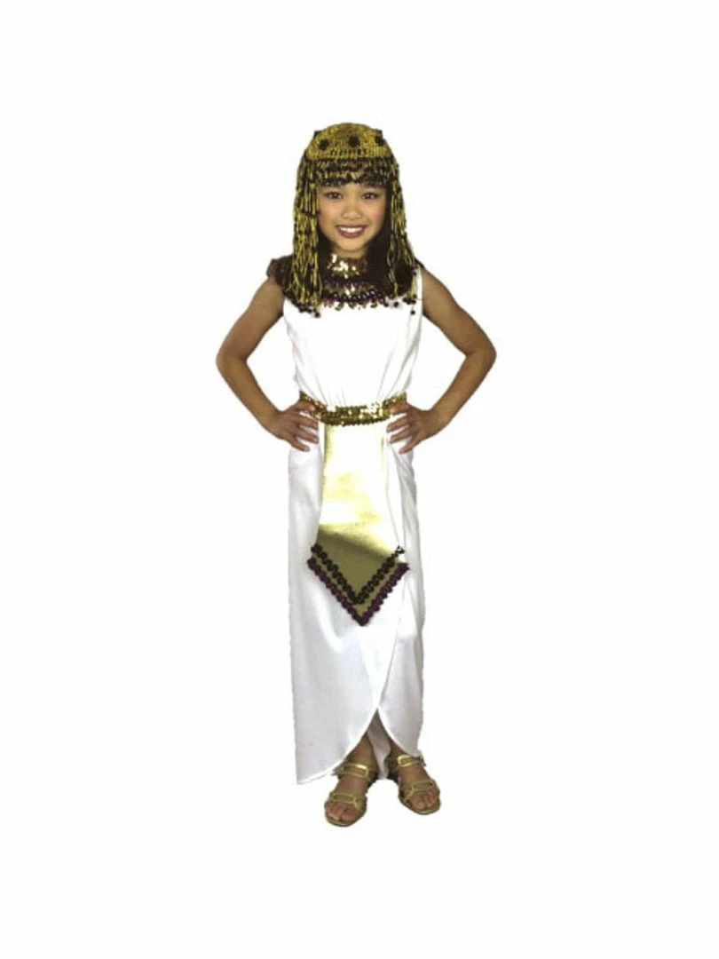 Fun Plus Kids Costumes Child White Cleopatra Costume 3 Fun Plus Kids Costumes Child White Cleopatra Costume