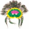 Top Trims Adult Colorful Feather Peacock Eye Mask