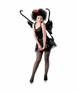 Top Trims Adult Black Gothic Costume Wings