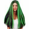 Fun Plus Adult Black & Green Witch Wig Wigs