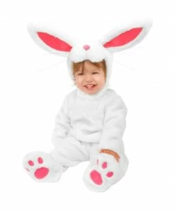 Fun Plus Baby Costumes Infant Plush White Rabbit Costume