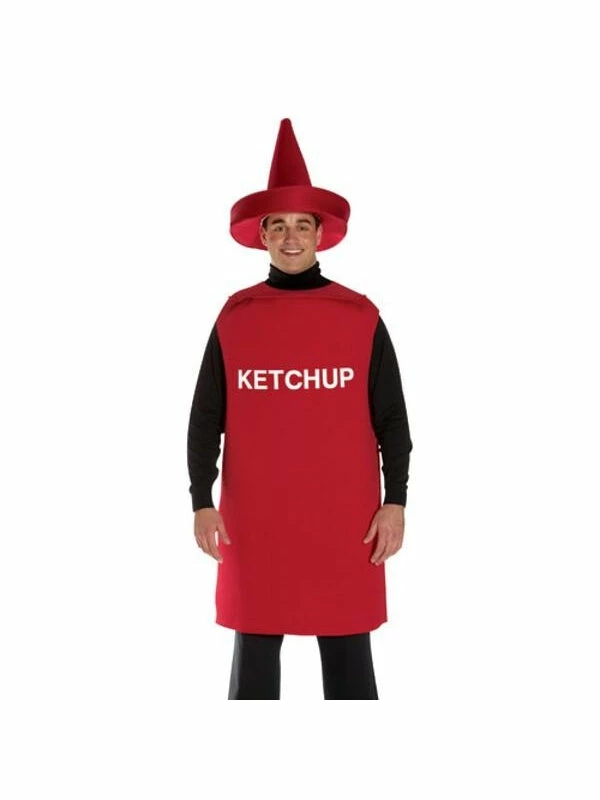 Buy Seasons Adult Costumes Adult Ketchup Bottle Costume 3 Buy Seasons Adult Costumes Adult Ketchup Bottle Costume