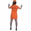 Charades Adult Women's State Prison Costume Adult Costumes 1 Charades Adult Women's State Prison Costume Adult Costumes