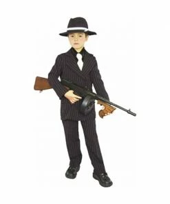 Charades Kids Costumes Child's Gangster Boy Costume