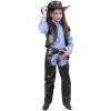 Charades Kids Costumes Child's Cowgirl Leather Chaps & Vest Costume