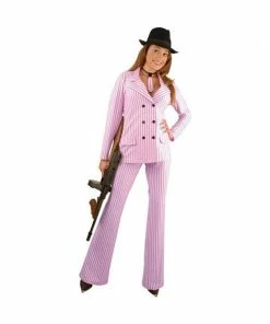 Charades Adult Double Breasted Gangster Moll Suit Costume