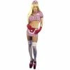 Charades Adult Costumes Adult Sexy Candy Stripe Nurse Costume