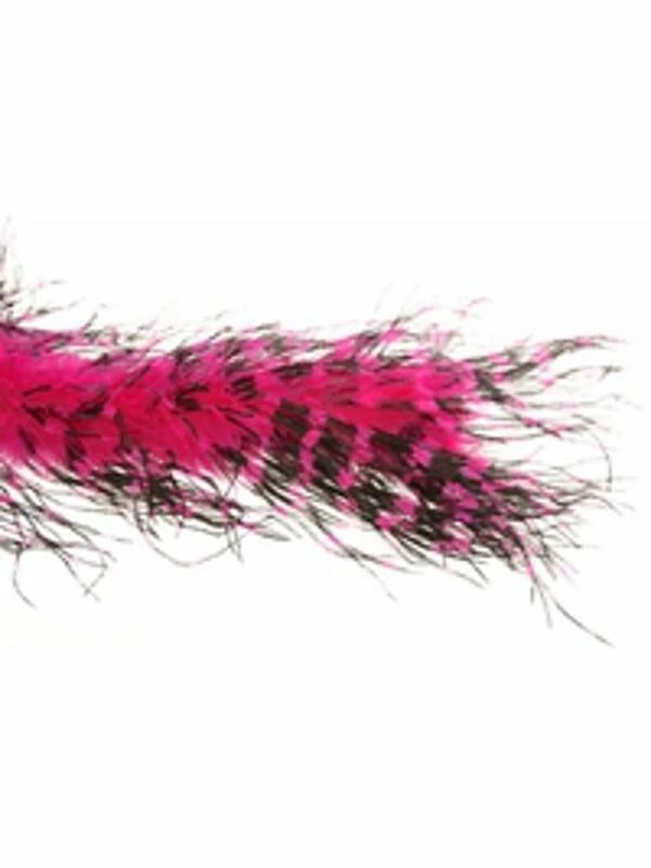 Charades Fuchsia/Black Ostrich Feather Boa 3 Charades Fuchsia/Black Ostrich Feather Boa