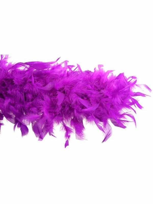 Charades Purple Turkey Feather Boa 3 Charades Purple Turkey Feather Boa
