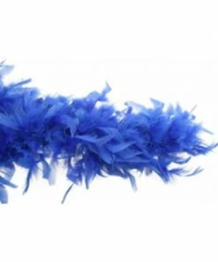Charades Blue Turkey Feather Boa