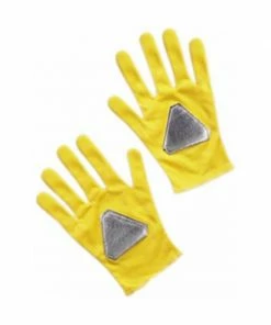 Disguise Child's Yellow Power Ranger Gloves