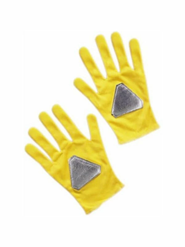 Disguise Child's Yellow Power Ranger Gloves 3 Disguise Child's Yellow Power Ranger Gloves