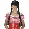 Fun World Wigs Adult Black Braided Wig