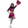 Charades Adult Crop Top Cheerleader Costume