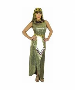 Charades Adult Costumes Adult Sequin Cleopatra Costume