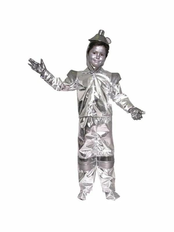 Charades Kids Costumes Child's Tin Man Costume 3 Charades Kids Costumes Child's Tin Man Costume