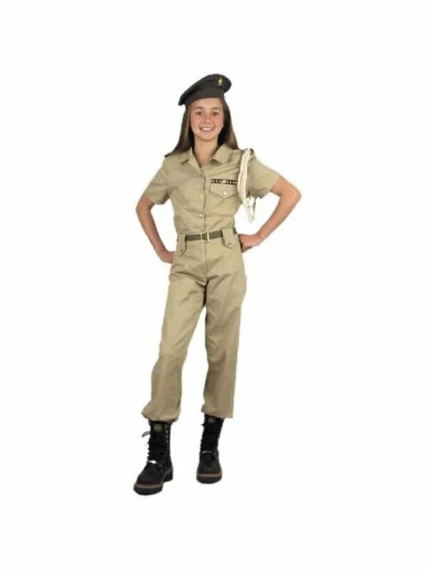 Charades Childs Khaki Military Costume 3 Charades Childs Khaki Military Costume
