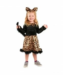 Charades Kids Costumes Baby Leopard Cat Dress Costume