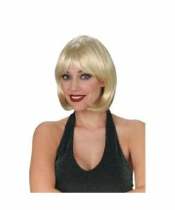 Fun World Wigs Adult Blonde Short Bob Wig