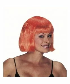 Fun World Adult Orange Short Bob Wig Wigs