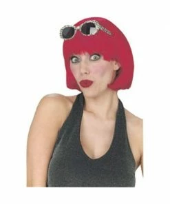 Fun World Adult Red Short Bob Wig Wigs