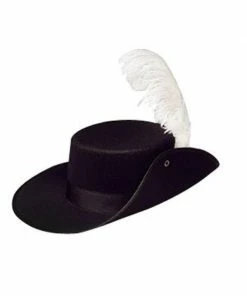 J Hat Hats Musketeer Pirate Hat With Feather
