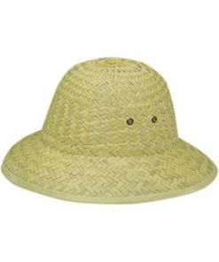 J Hat Straw Pith Helmet Hat