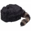 J Hat Coonskin Cap With Real Tail