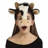 Top Trims Child's Cow Plush Animal Headpiece