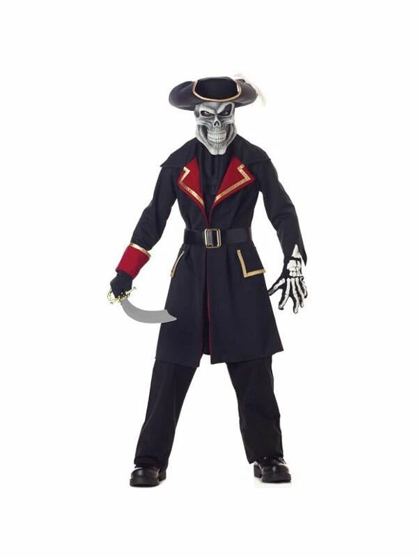 California Costume Co. Child's Captain Scurvy Skull Pirate Costume Kids Costumes 3 California Costume Co. Child's Captain Scurvy Skull Pirate Costume Kids Costumes