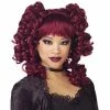 California Costume Co. Burgundy Goth Curls Wig Wigs