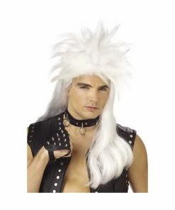 California Costume Co. Wigs White Punk Mullet Wig