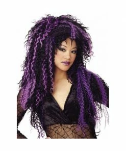 California Costume Co. Wigs Black & Purple Witch Wig