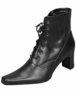 Brands On Sale Women's Black Victorian Boots Shoes & Boots
