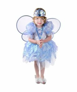 Charades Kids Costumes Toddler Blue Petal Princess Costume