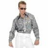 Charades Adult Silver Disco Shirt Accessory Kits