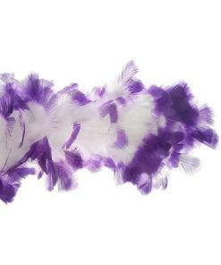 Charades White/Purple Feather Boa Accessory Kits