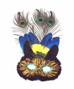 Top Trims Adult Colorful Cat Eye Mask Masks