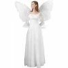 Top Trims Adult White Feather Flying Angel Wings
