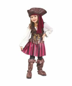 Fun World Toddler High Seas Girls Pirate Costume