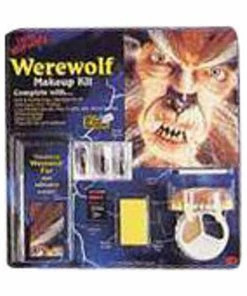 Fun World Costume Make-up Adult Werewolf Halloween Make Up Kit