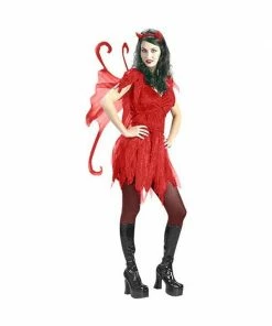 Fun World Adult Costumes Adult Devil Fairy Girl Costume