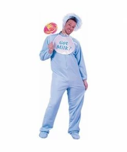 Fun World Adult Blue Baby Man Costume Adult Costumes