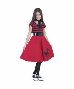 Charades Child's Red Poodle Dress Costume Kids Costumes
