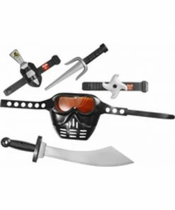 California Costume Co. Ninja Warrior Costume Play Toy Set Action Props