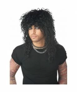 California Costume Co. Wigs Black Rock Band Wig