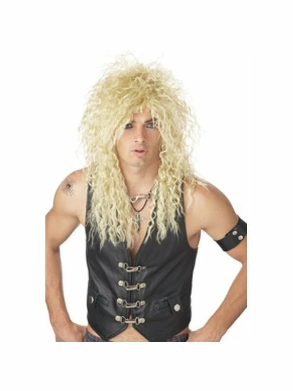 California Costume Co. Blonde Rock Band Wig Wigs 3 California Costume Co. Blonde Rock Band Wig Wigs