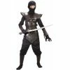 Fun World Child Leather Black Ninja Fighter Costume