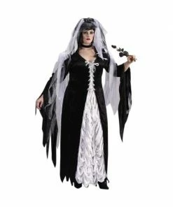 Fun World Adult Plus Size Bride Of Darkness Costume