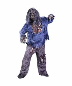 Fun World Adult Plus Size Walking Dead Zombie Costume Adult Costumes